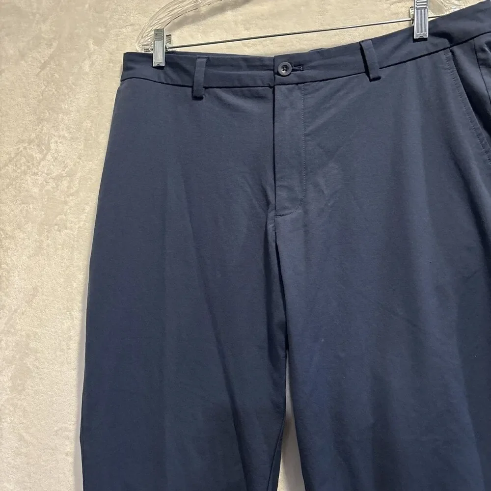 Vineyard Vines On The Go Pants Men's 36x30 Navy Blue Performance OTG Stretch